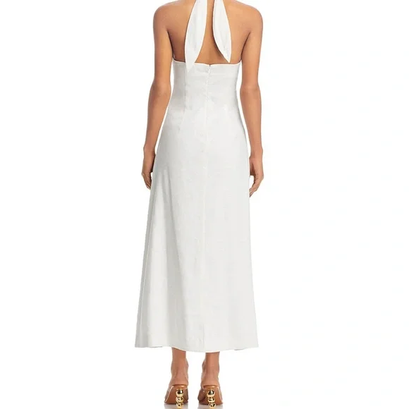Cult Gaia Ivory Knotted Backless Dress NWT - Picture 6 of 9